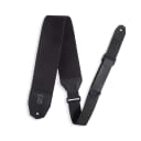 Levy's MRHC4-BLK Right Height Cotton Guitar Strap - Black