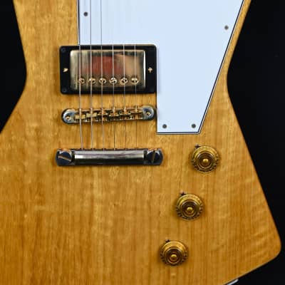 Gibson Custom Shop '58 Korina Explorer Reissue from 2022 in natural with original hardcase image 5