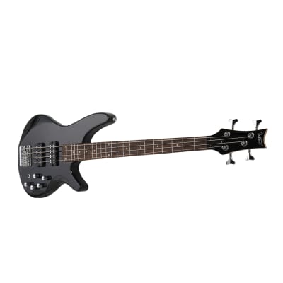 Glarry 44 Inch GIB 4 String H-H Pickup Laurel Wood Fingerboard Electric Bass Guitar with Bag and other Accessories 2020s - Black image 7