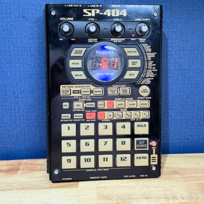 Roland SP-404 Sampler - Rare Black Panel w/ 128MB CF Card