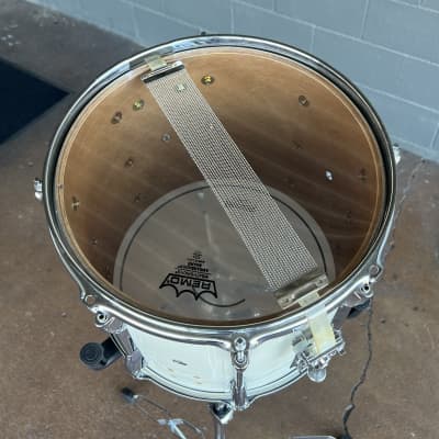 Vintage Yamaha 11x13" Power Lite Marching Snare Drum in White image 7