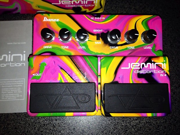 激レア　ibanez jemini  Steve vai  シグネイチャーペダル Ibanez jemini Distortion Steve Vai signature pedal by Mauro