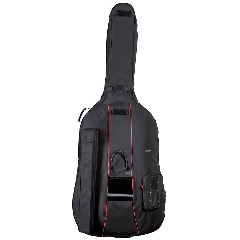 GEWA Double Bass Gig-Bag, Prestige, 25mm Padding, 4/4, Black | Reverb