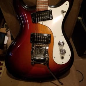 Mosrite Ventures re issue 1984 3 color burst image 5