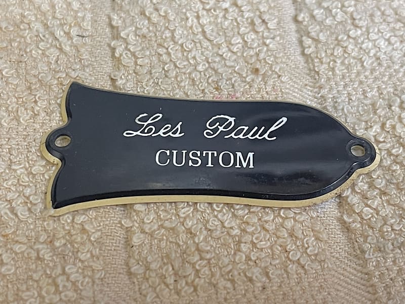 78 Gibson Custom LP Truss Rod Cover | Reverb