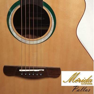 Merida Pallas Solid Engelmann Spruce & Rosewood Grand Concert Cutaway acoustic guitar image 5
