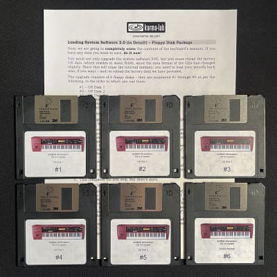 Korg KARMA Workstation OS 2.0 Factory Update Disks