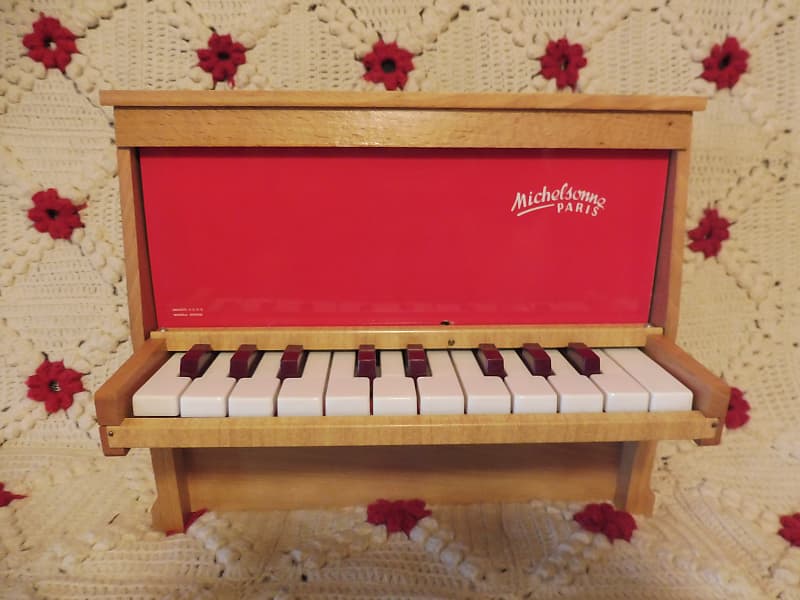 Toy piano Michelsonne Paris 20 keys 1970 AS NEW ! image 1