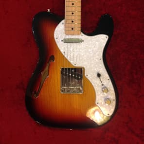Fender Thinline Telecaster 3-Color Sunburst image 1