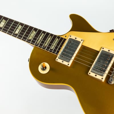 Gibson 1958 Les Paul Gold Top Electric Guitar Owned By Billie Joe Armstrong Of Green Day image 11