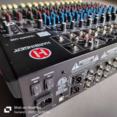 Harbinger L1402FX-USB 14 Channel mixer with Digital Effects and USB  Standard - 656238032278