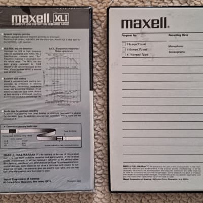 Maxell 35-90B (one is an XLI, and one is a UDXL) mid-1990s image 2