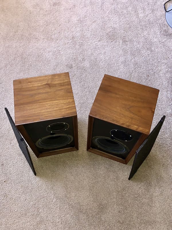 Vintage Pair Altec Lansing Capri 887A Walnut Bookshelf Speakers, Great  Sounding