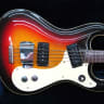 1963 Mosrite Ventures Model Bass Early Double Pickup Bound Side Jack Fixed Neck Ventures Model