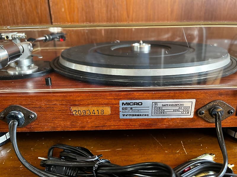 Micro Seiki DD-6 direct drive disc player Turntable w/ headshell needle |  Reverb