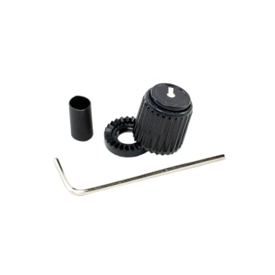D'Addario Loknob Standard; 1/2" OD Black image 1