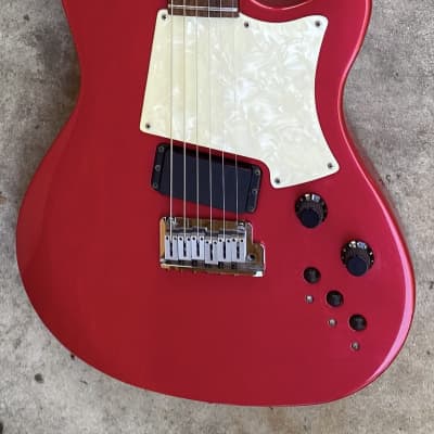 1989 Fender Heartfield RR 9 RR9 Frost Red Made In Japan MIJ Guitar image 2