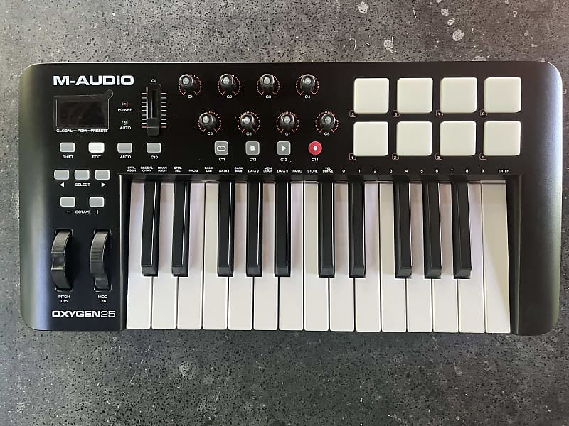 M-Audio Oxygen 25 MKIV MIDI Keyboard Controller 2016 - 2020 - Black image 1