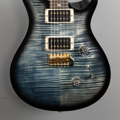 Paul Reed Smith Custom 24 10 Top - Faded Whale Blue Wraparound Smokeburst image 3
