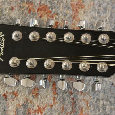 Fender DG-16 12-String 2003 - Black image 4