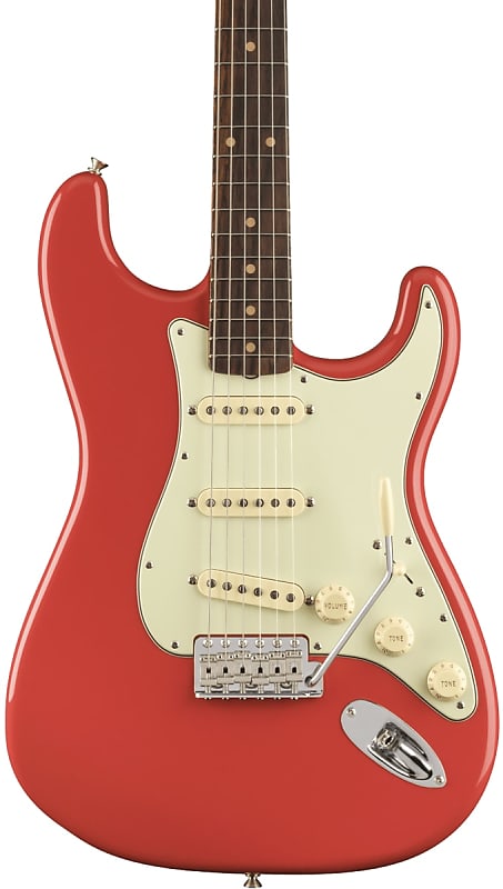 Mint Fender American Vintage II 1961 Stratocaster RW Fiesta Red w/case image 1