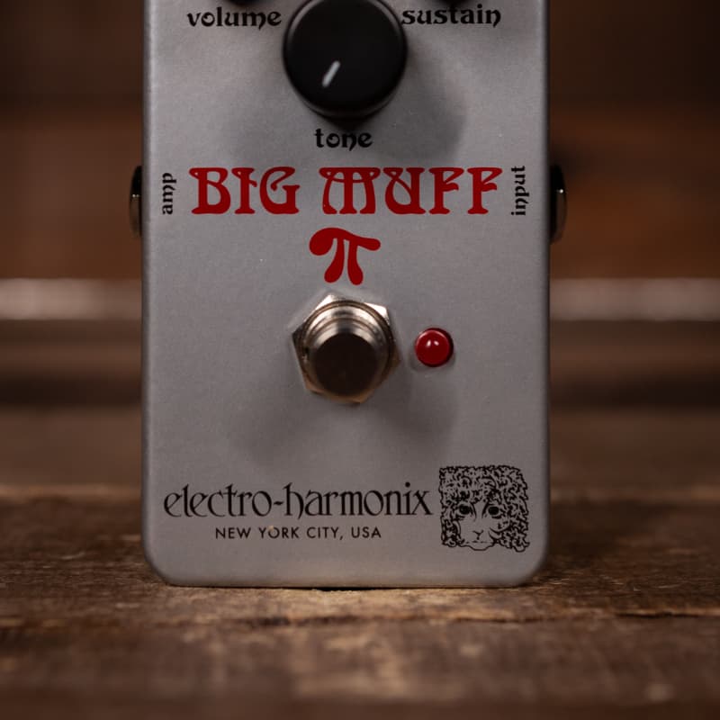 Electro-Harmonix Ram's Head Big Muff Pi Distortion/Sustainer Silver - K&S  Music Center LLC