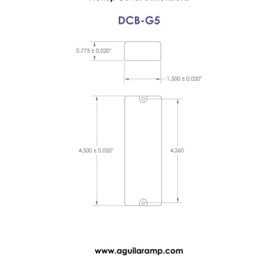 Aguilar DCB-G5 Dual Ceramic Magnet 6-String Bass Pickups – EMG 45 Size image 3