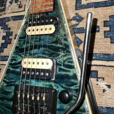 Ed Roman Leslie West Steinberger TransTrem Rare Flying V Rocket Guitar image 4