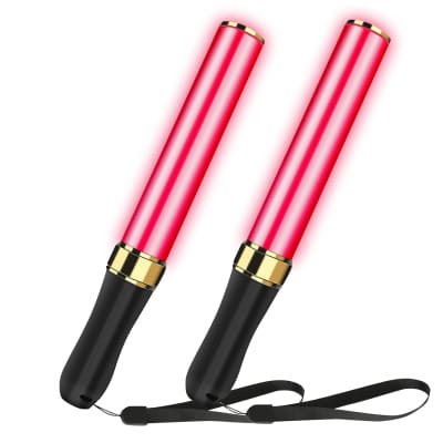 Upgraded Light Up Foam Sticks, 3 Modes Colorful Flashing Led Strobe Stick  For Party, Concert And Event (12 Pack)