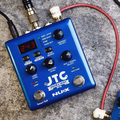 NUX JTC PRO Drum Loop PRO Dual Switch Looper Pedal 6 hours recording time 24-bit and 44.1 kHz sample rate image 2