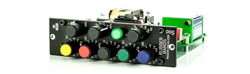 IGS Audio Rubber Bands 500 Series EQ - Black | Atlas Pro Audio image 1