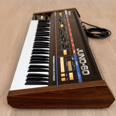 1980s Roland Juno-60 Vintage Analog Synthesizer Keyboard w/ MD-8 MIDI Interface, Juno-66 Upgrade Kit image 8