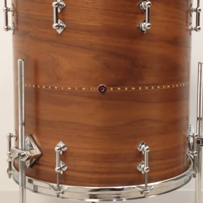 Craviotto 22/13/16" Solid Walnut Drum Set - Video. Signed Shells, ex Blackbird Studio Kit #340 2012 image 12