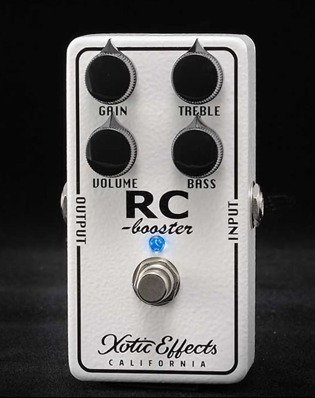 Xotic RC Booster Classic Overdrive Boost Pedal  White New! image 1