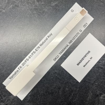 ORIGINAL Yamaha/Korg Replacement G Key (NB107570) for Yamaha DX7/DX5/DX9, SY77/SY85/SY99, Korg M1, Wavestation, Z1, etc