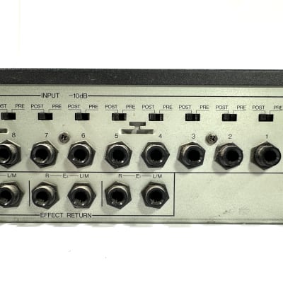 Korg Kmx-122 keyboard mixer 12 channel 1987 - Black image 5