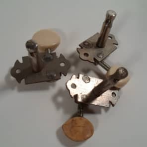 Wartime Martin Waverly Vintage Tuners 1940's set of 7 w/ ferrules image 6