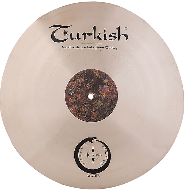 Turkish Cymbals 18" Soundscape Series Jarrod Cagwin Water Crash W-C18 2010 image 1