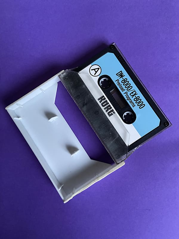 Korg DW-8000 / EX-8000 Original Data Cassette Tape image 1