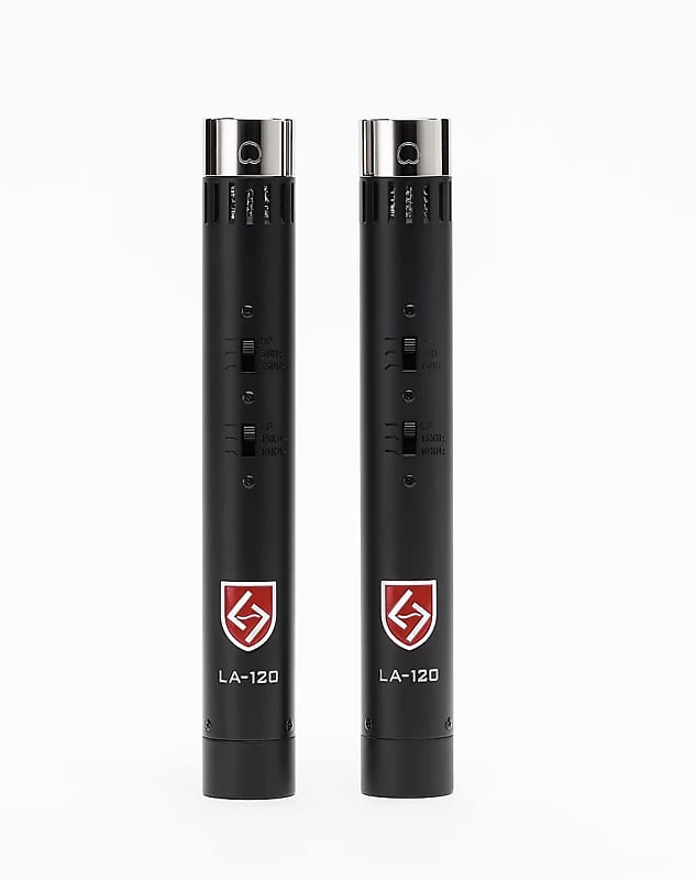 Lauten Audio LA-120 V2 Small Diaphragm FET Condenser Microphone Stereo Pair image 1