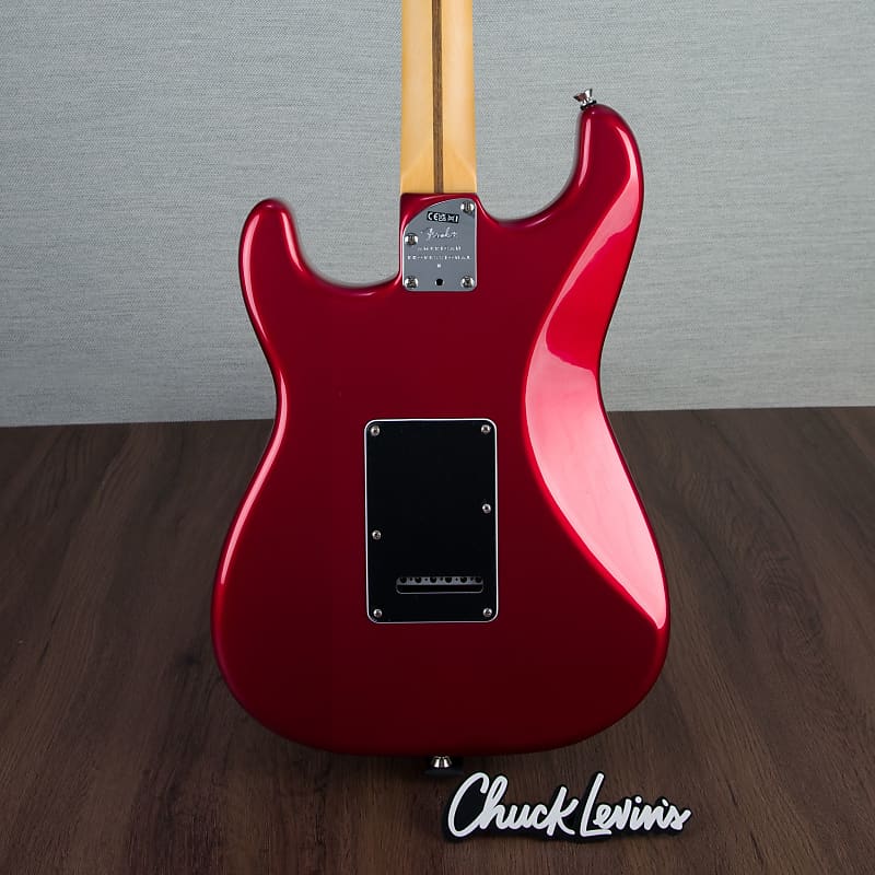 Fender Limited Edition American Professional II Stratocaster, Ebony  Fingerboard - Candy Apple Red - Mint Open Box
