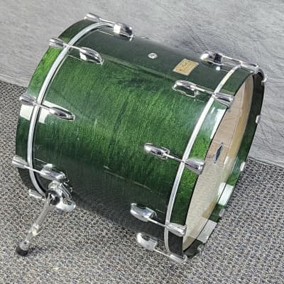 Pearl Masters Custom MMX Shell Kit 10-12-14-22 Late 1990s-Early 2000s - Emerald Green image 4