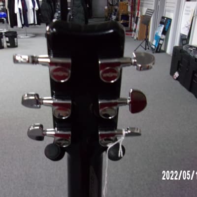 RainSong Bi-JM4000N2 6 String Baritone Acoustic/Electric Guitar 2022 Black Ice image 6