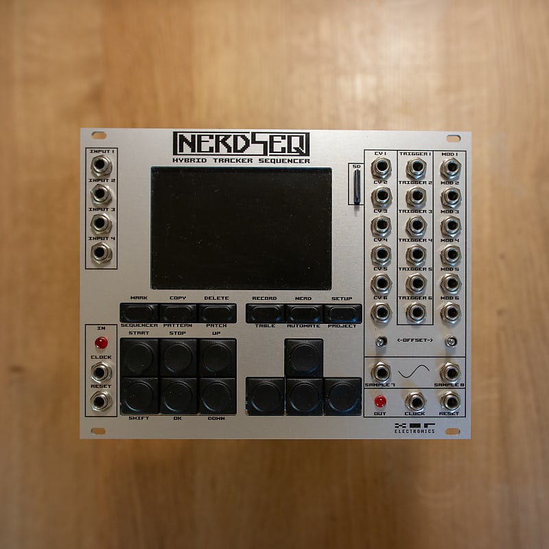 XOR Electronics NerdSeq Eurorack Sequencer (Silver) 2021 Reverb