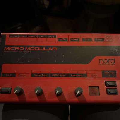 Nord Micro Modular Desktop Virtual Synthesizer 1997 - 2003 - Red
