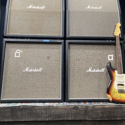 Marshall, 3 Monkeys Brad Whitford's Aerosmith Complete Double Stack Stage Amp Rig (#1) 1974, 1990s, 2010 image 3