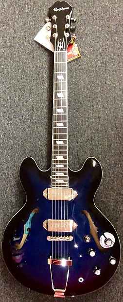 ギター Epiphone Casino E-230TD Gary Clark Jr. Review: Epiphone Gary Clark Jr. “Blak and Blu” Casino