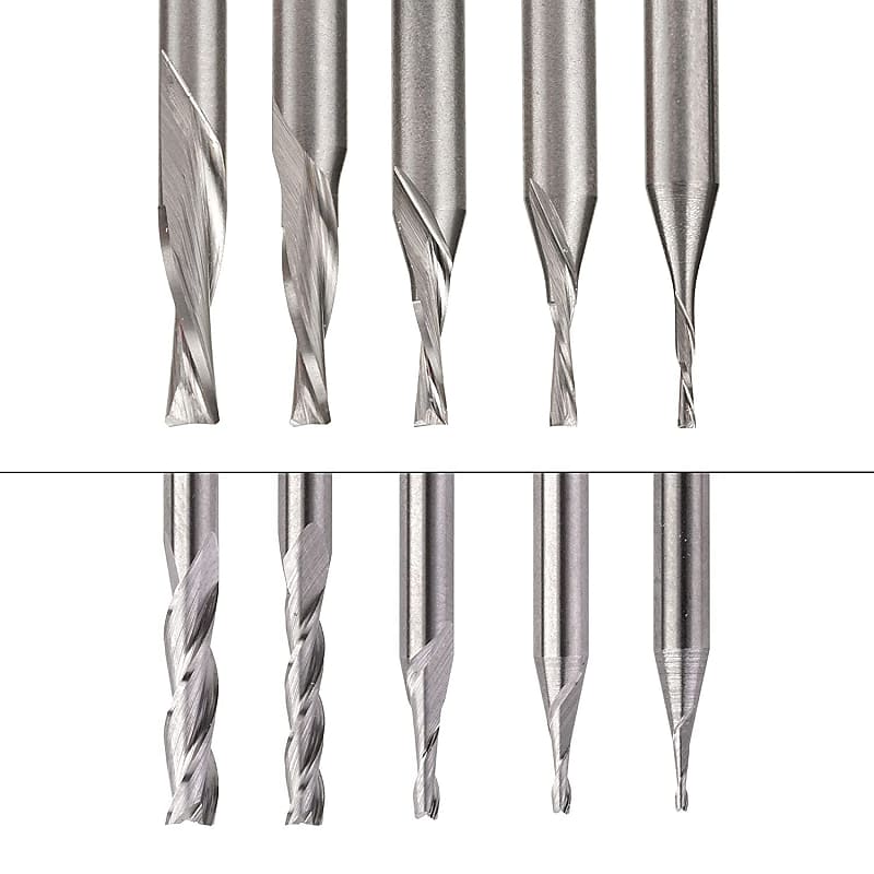 StewMac Carbide Upcut and Downcut Inlay Router Bits - Set of | Reverb