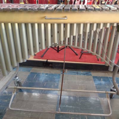Used Deagan 3 Octave Vibraphone w/Foot Damper, Stand, and Locking Wheels image 7