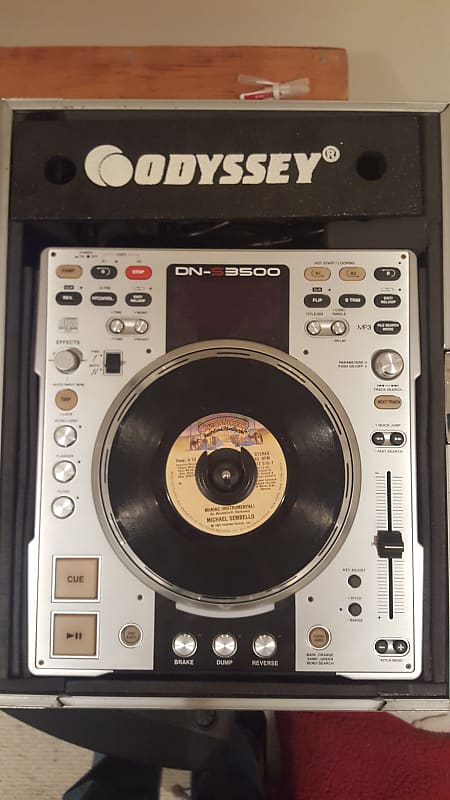 Denon DJ DN-S3500 CD Turntable Motorized Platter, w/ Odyssey